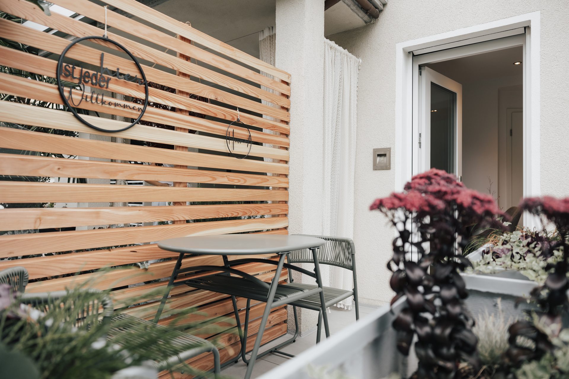 Terrasse der Ferienwohnung Schwarzwaldnest in Kappelrodeck